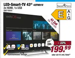 Poco Smart tech led-smart-tv 43 43fw01v Angebot