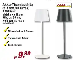 Poco Poco akku-tischleuchte Angebot