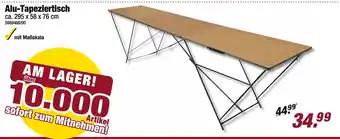 Poco Alu-tapeziertisch Angebot