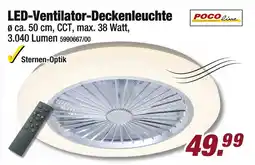 Poco Led-ventilator-deckenleuchte Angebot
