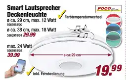 Poco Pocoline smart lautsprecher deckenleuchte Angebot