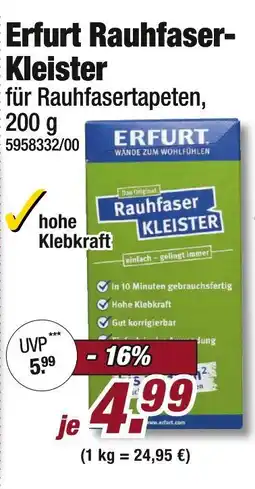 Poco Erfurt raufaser-kleister Angebot