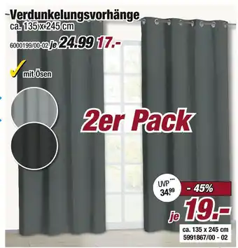 Poco Verdunkelungsvorhänge Angebot