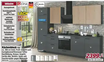 Poco Qcina küchenblock eco Angebot