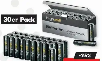 Mäc Geiz Highcraft Alkaline Batterienn Angebot