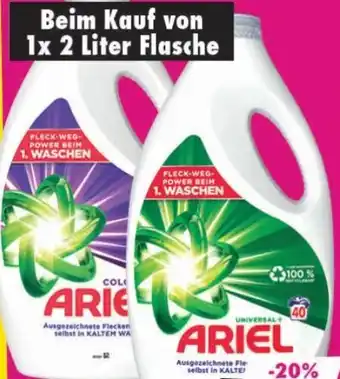 Mäc Geiz Ariel Universal Flüssig-Waschmittel Angebot