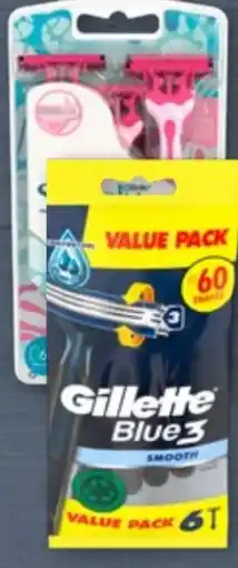Aldi Nord Gillette Blue 3 Smooth Einwegrasierer Angebot