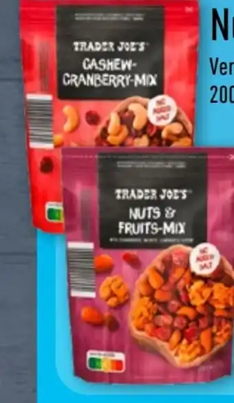 Aldi Nord Trader Joe's Nuss-Frucht-Mix Angebot