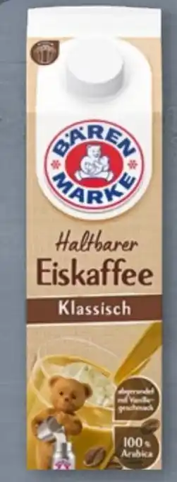 Aldi Nord Bärenmarke Haltbarer Eiskaffee Klassisch Angebot