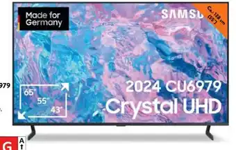 Aldi Nord Samsung Fernseher Crystal 4K UHD CU6979 Smart TV Angebot