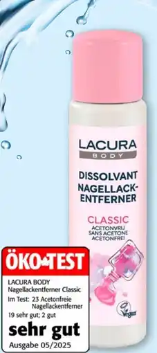 Aldi Nord Lacura beauty Nagellackentferner Angebot