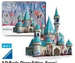 Aldi Nord Ravensburger 3-D-Puzzle Disney-Schloss Frozen Angebot