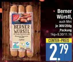 E-Center Gut & Günstig Berner Würstl Angebot