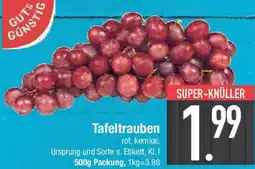 E-Center Gut & Günstig Tafeltrauben Angebot