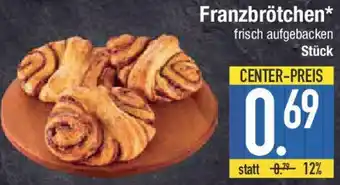 E-Center Franzbrötchen Angebot