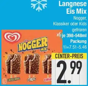 E-Center Langnese Eis Mix Angebot