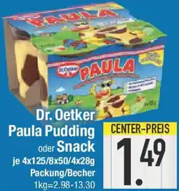 E-Center Dr. Oetker Paula Pudding oder Snack Angebot
