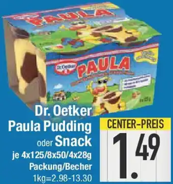 E-Center Dr. Oetker Paula Pudding oder Snack Angebot