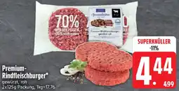 Edeka Premium Rindfleischburger Angebot