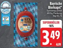 Edeka Edeka Bayrische Bierkugel Angebot