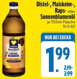 Edeka EDEKA Herzstücke Distel-, Maiskeim-, Raps- oder Sonnenblumenöl Angebot