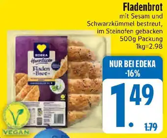 Edeka EDEKA Herzstücke Fladenbrot Angebot