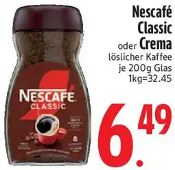 Edeka Nescafé Classic oder Crema Angebot