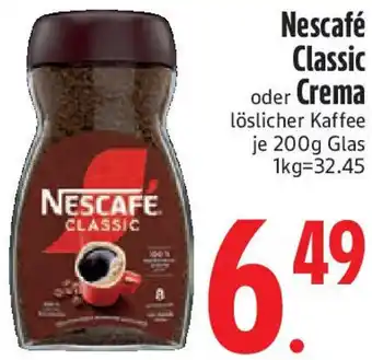 Edeka Nescafé Classic oder Crema Angebot