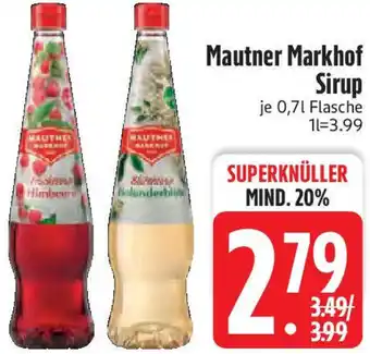 Edeka Mautner Markhof Sirup Angebot