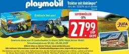 Edeka Playmobil Traktor mit Anhänger Angebot