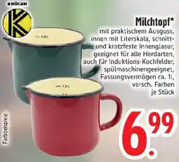 Edeka KRÜGER Milchtopf Angebot