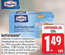 Edeka Toppits Gefrierbeutel Angebot