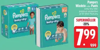 Edeka Pampers Windeln oder Pants Angebot