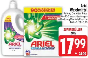Edeka Ariel Waschmittel Angebot
