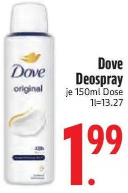 Edeka Dove Deospray Angebot