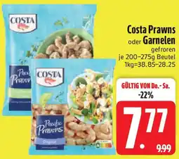 Edeka Costa Prawns oder Garnelen Angebot