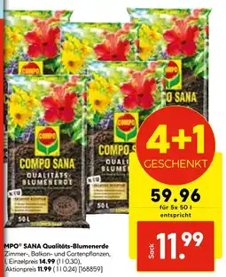 Hellweg Compo sana qualitäts-blumenerde Angebot