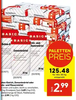 Hellweg Basic beton-estrich, zementmörtel oder putz- und mauermörtel Angebot