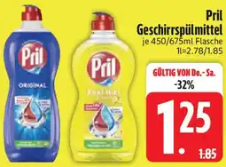 Edeka Pril Geschirrspülmittel Angebot