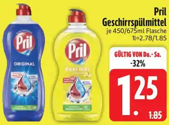 Edeka Pril Geschirrspülmittel Angebot