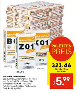 Hellweg Quick-mix das original Angebot