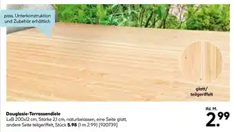 Hellweg Douglasie-terrassendiele Angebot