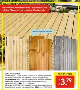 Hellweg Kiefer-terrassendiele Angebot