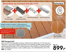 Hellweg Kovalex wpc-terrassen-set Angebot