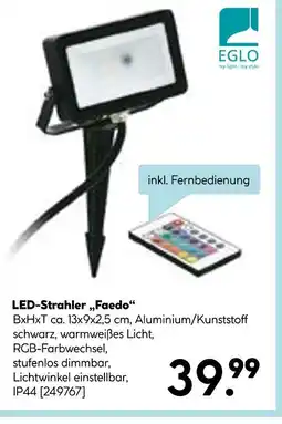 Hellweg Eglo led-strahler „faedo“ Angebot
