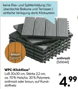 Hellweg Wpc-klickfliese Angebot