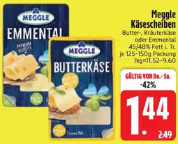 Edeka Meggle Käsescheiben Angebot