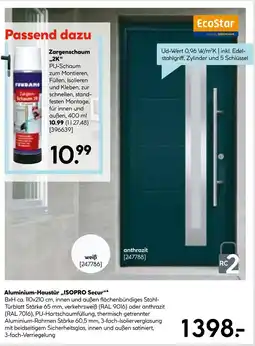 Hellweg Ecostar aluminium-haustür „isopro secur“ Angebot