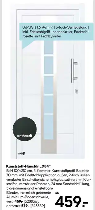 Hellweg Kunststoff-haustür „d84“ Angebot