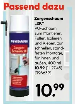 Hellweg Findam zargenschaum „2k“ Angebot